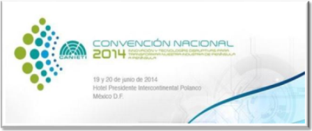 registro de eventos, canieti convención nacional 2014