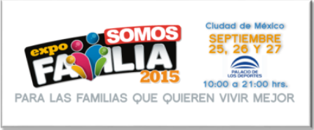 registro para eventos, EXPO SOMOS FAMILIA 2015